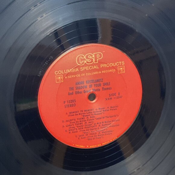 Academy Award-Winning Shadow Of Your Smile And Other Great Themes (Vinyl, 1966) - Picture 8 of 8